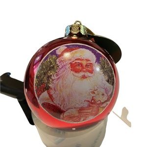 Trimmery Santa Ornament New